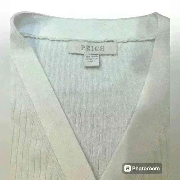 Prich Women’s Two Knit Ribbed Tops Blue And White - Picture 9 of 10